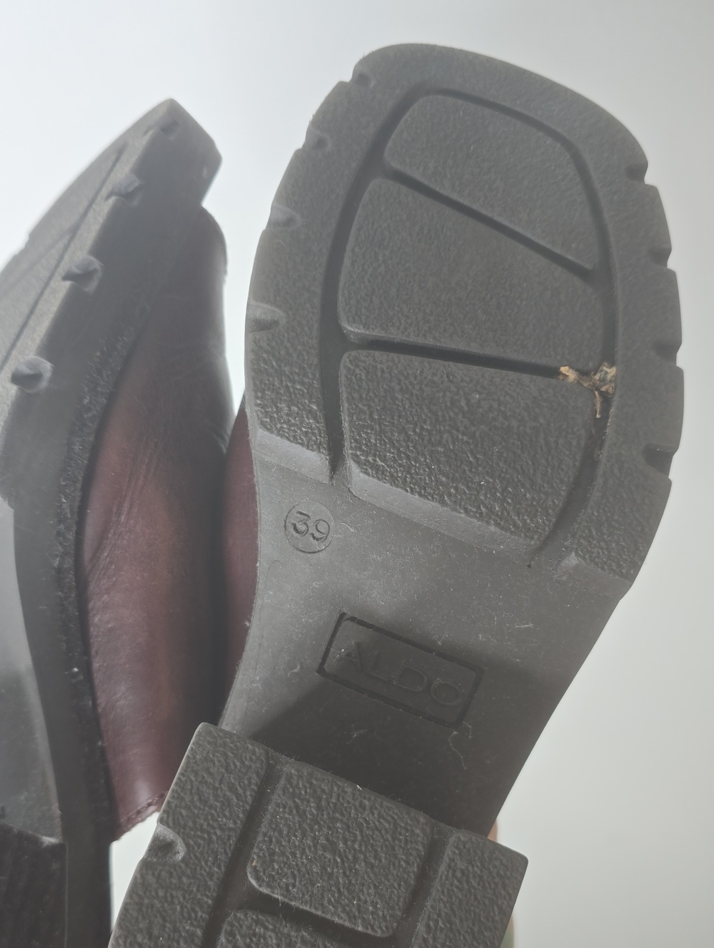 Vintage 90's Aldo Leather Square Toe Heels - Picture 8 of 8